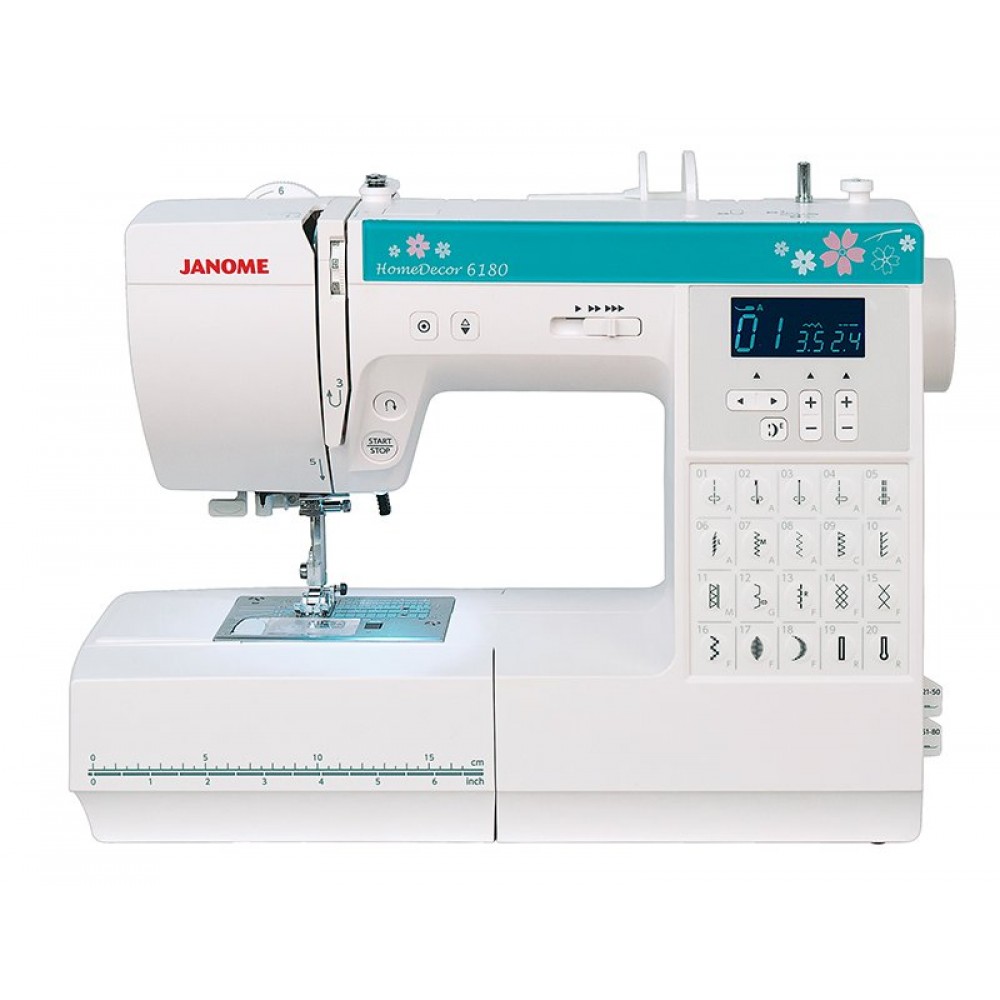 Компьютерная швейная машина Janome HomeDecor 6180 - купить Janomesewing.ru